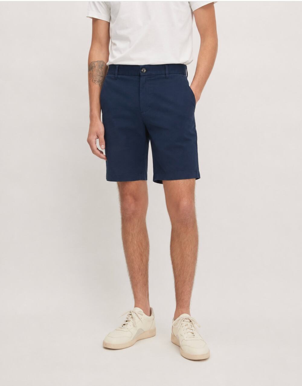 EVERLANE Men's The 9" Performance Chino Shorts Size 30 Navy Blue NWT